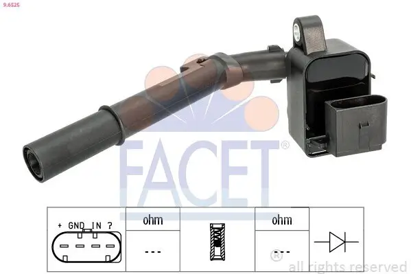 Zündspule FACET 9.6525