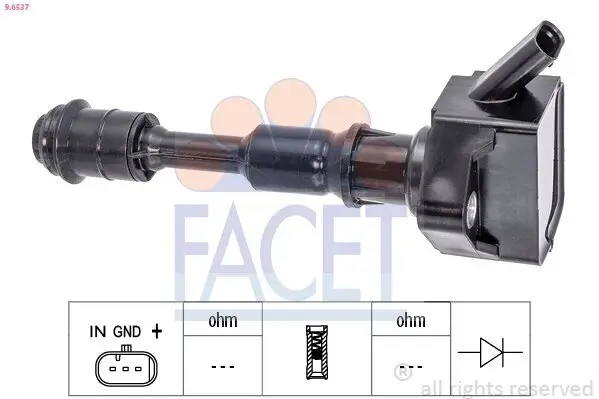 Zündspule FACET 9.6537