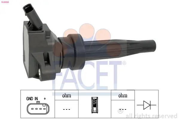 Zündspule FACET 9.6558