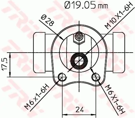 Radbremszylinder TRW BWD111 Bild Radbremszylinder TRW BWD111