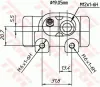 Radbremszylinder TRW BWD307T Bild Radbremszylinder TRW BWD307T
