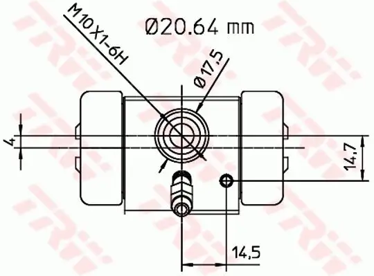 Radbremszylinder TRW BWF113 Bild Radbremszylinder TRW BWF113