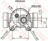 Radbremszylinder TRW BWF154 Bild Radbremszylinder TRW BWF154