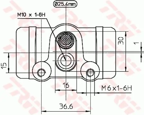 Radbremszylinder Hinterachse TRW BWH142 Bild Radbremszylinder Hinterachse TRW BWH142