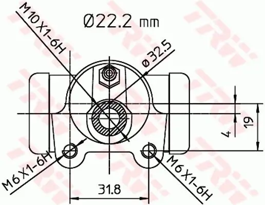 Radbremszylinder TRW BWH146 Bild Radbremszylinder TRW BWH146