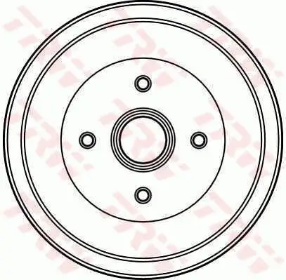 Bremstrommel TRW DB4019 Bild Bremstrommel TRW DB4019