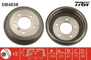 Bremstrommel TRW DB4038