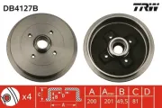 Bremstrommel TRW DB4127B