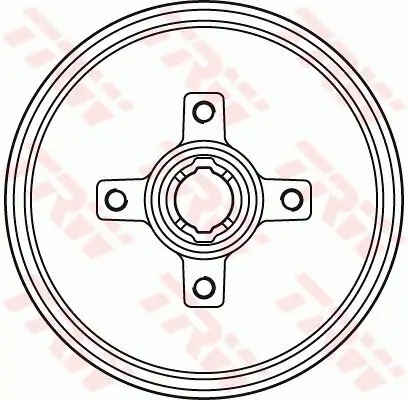 Bremstrommel Hinterachse TRW DB4134BR Bild Bremstrommel Hinterachse TRW DB4134BR