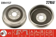 Bremstrommel TRW DB4157