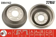 Bremstrommel TRW DB4162