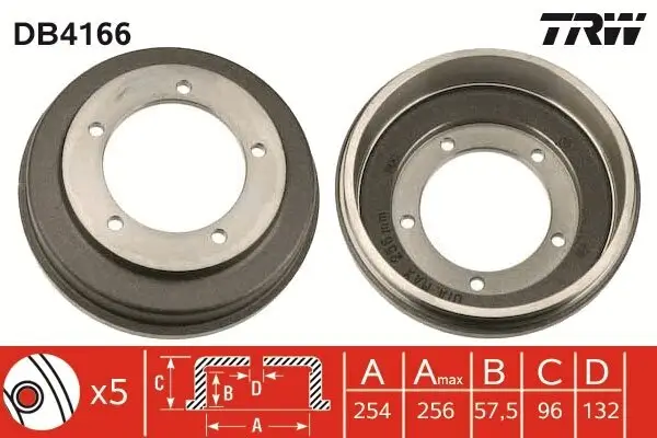 Bremstrommel TRW DB4166