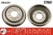 Bremstrommel TRW DB4201