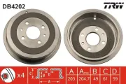 Bremstrommel TRW DB4202