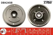 Bremstrommel TRW DB4245B