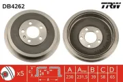 Bremstrommel TRW DB4262