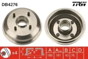 Bremstrommel TRW DB4276