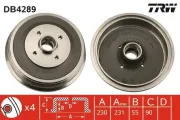 Bremstrommel TRW DB4289