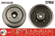 Bremstrommel TRW DB4302B