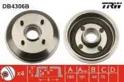 Bremstrommel TRW DB4306B