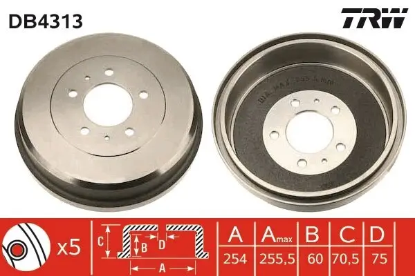 Bremstrommel TRW DB4313