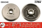 Bremstrommel TRW DB4340