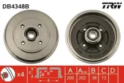 Bremstrommel TRW DB4348B