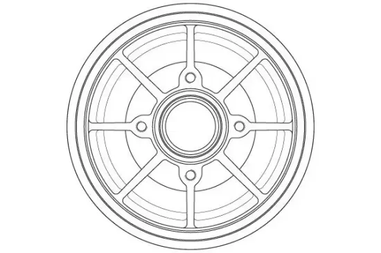 Bremstrommel Hinterachse TRW DB4546MR Bild Bremstrommel Hinterachse TRW DB4546MR
