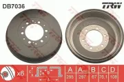 Bremstrommel TRW DB7036