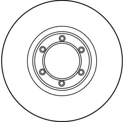 Bremsscheibe Vorderachse TRW DF1002 Bild Bremsscheibe Vorderachse TRW DF1002