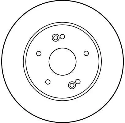 Bremsscheibe Hinterachse TRW DF1028 Bild Bremsscheibe Hinterachse TRW DF1028