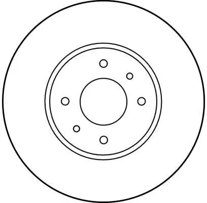Bremsscheibe Vorderachse TRW DF1032 Bild Bremsscheibe Vorderachse TRW DF1032