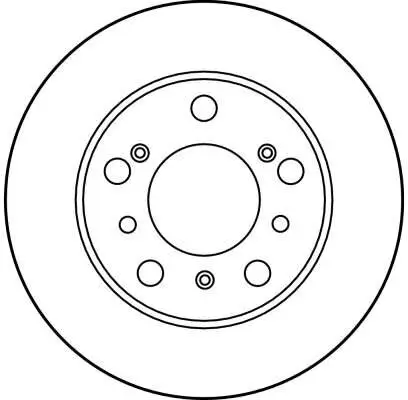 Bremsscheibe Vorderachse TRW DF1114 Bild Bremsscheibe Vorderachse TRW DF1114