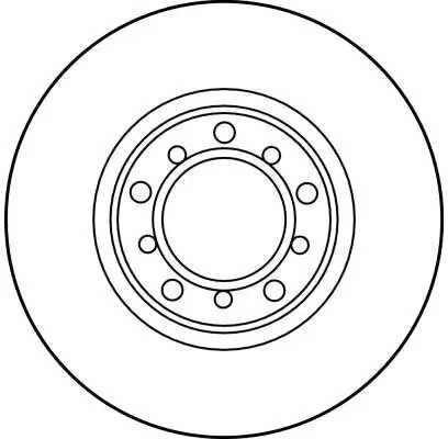 Bremsscheibe Vorderachse TRW DF1573 Bild Bremsscheibe Vorderachse TRW DF1573