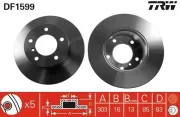 Bremsscheibe TRW DF1599