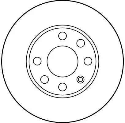 Bremsscheibe TRW DF1607 Bild Bremsscheibe TRW DF1607