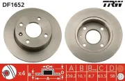 Bremsscheibe TRW DF1652