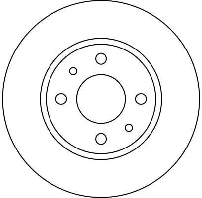 Bremsscheibe TRW DF1740 Bild Bremsscheibe TRW DF1740