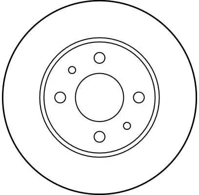 Bremsscheibe TRW DF1745 Bild Bremsscheibe TRW DF1745