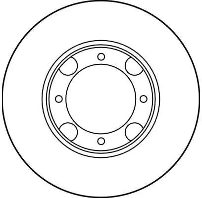 Bremsscheibe TRW DF1958 Bild Bremsscheibe TRW DF1958