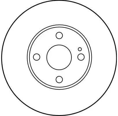 Bremsscheibe Vorderachse TRW DF2702 Bild Bremsscheibe Vorderachse TRW DF2702