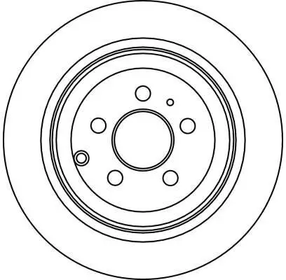 Bremsscheibe TRW DF2715 Bild Bremsscheibe TRW DF2715