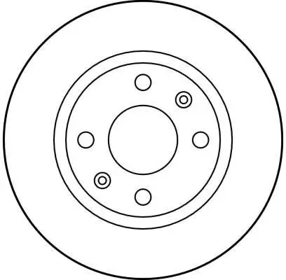 Bremsscheibe Vorderachse TRW DF2782 Bild Bremsscheibe Vorderachse TRW DF2782