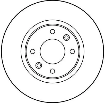 Bremsscheibe Vorderachse TRW DF2796 Bild Bremsscheibe Vorderachse TRW DF2796