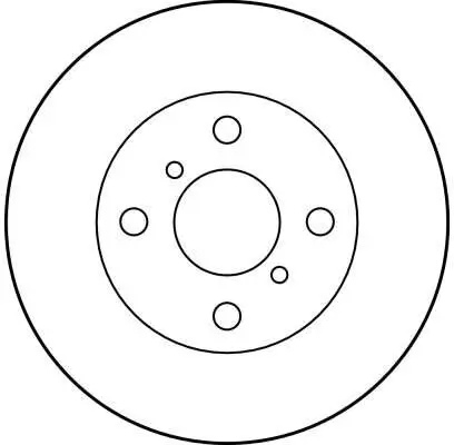 Bremsscheibe Vorderachse TRW DF4007 Bild Bremsscheibe Vorderachse TRW DF4007