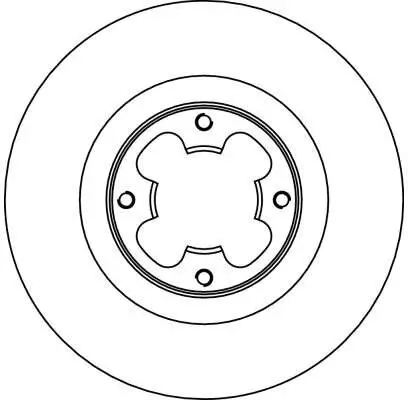 Bremsscheibe TRW DF4016 Bild Bremsscheibe TRW DF4016