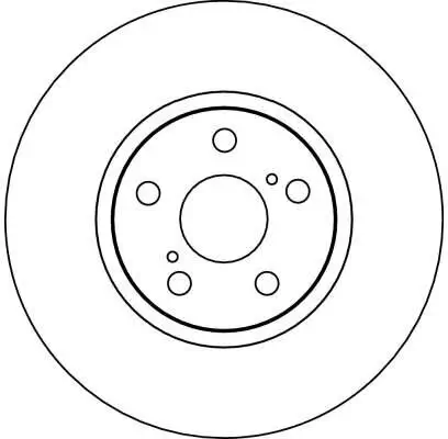 Bremsscheibe Vorderachse TRW DF4100 Bild Bremsscheibe Vorderachse TRW DF4100
