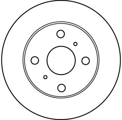 Bremsscheibe Vorderachse TRW DF4113 Bild Bremsscheibe Vorderachse TRW DF4113