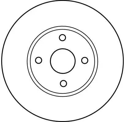 Bremsscheibe TRW DF4121 Bild Bremsscheibe TRW DF4121