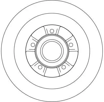 Bremsscheibe TRW DF4228 Bild Bremsscheibe TRW DF4228